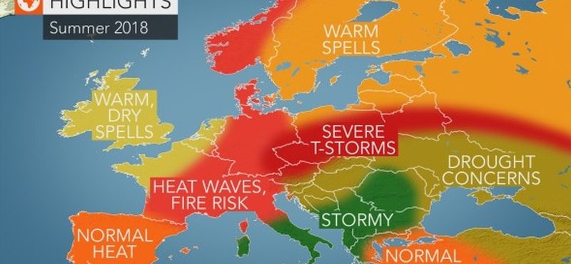 Accuweather objavio sezonsku prognozu za ljeto, naši krajevi u graničnom području između dva tipa vremena!