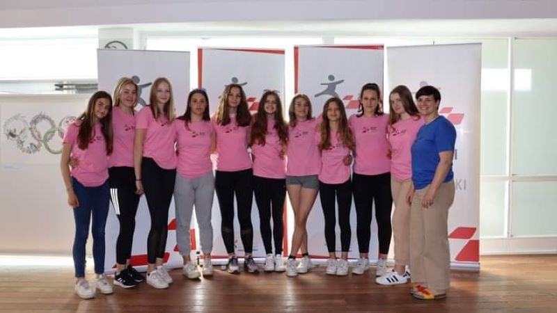 Ženska ekipa OS  `Ivo Lola Ribar` Labin, šesta na Državnom natjecanju osnovnih škola u atletici