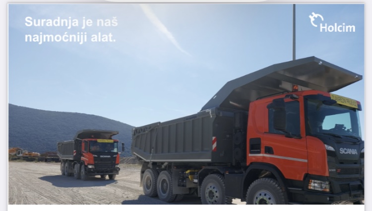 Holcim zapošljava dva radnika na pripremi i eksploataciji sirovine