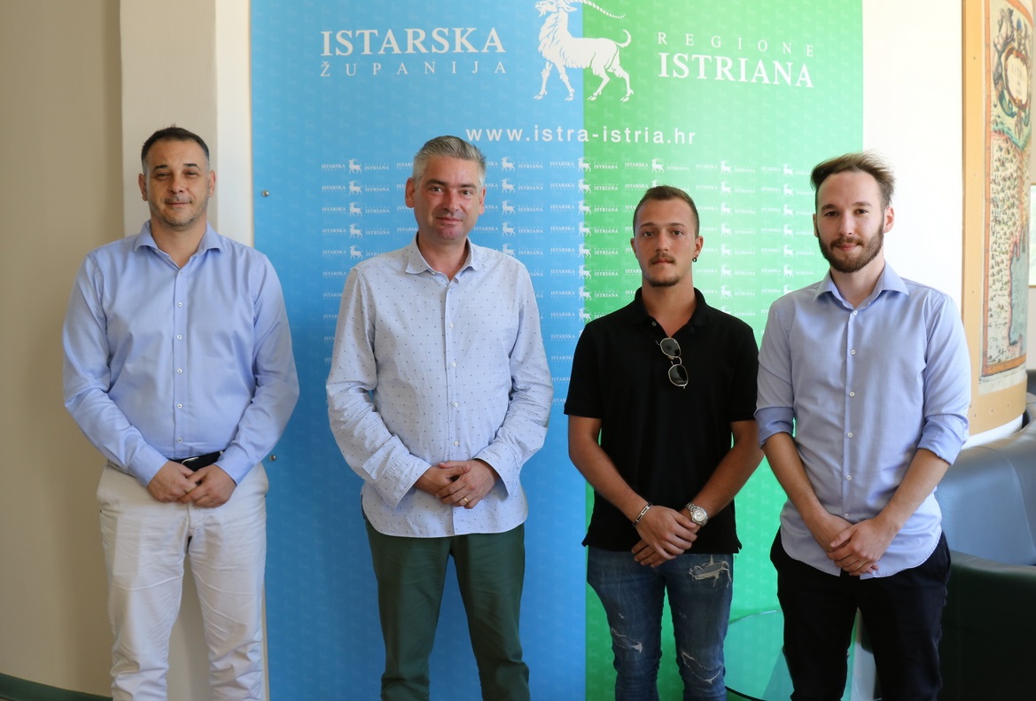 Župan Miletić upriličio prijem za novo predsjedništvo  Kluba studenata Istre `Mate Balota`