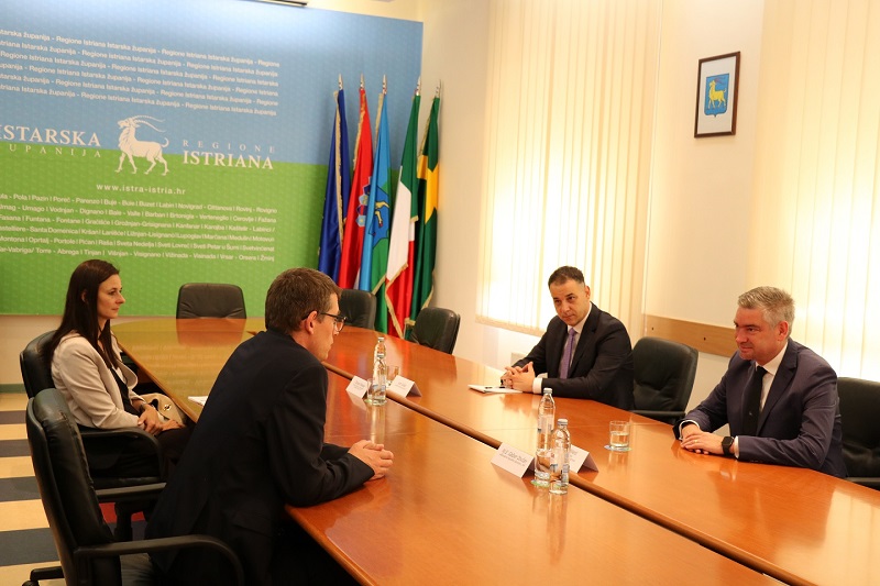 Veleposlanik Republike Slovenije u nastupnom posjetu Istarskoj županiji