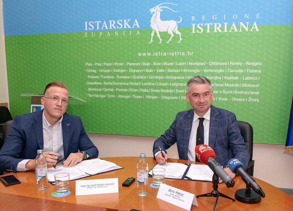 Godina u znaku velikih ulaganja Istarske županije u obrazovanje: Potpisan Ugovor za do gradnju Centra KLIK Pula