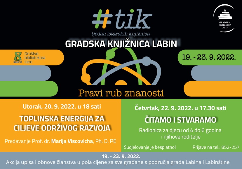 Kreće četvrti po redu Tjedan istarskih knjižnica,  u Labinu gostuje prof. dr. Mario Viscovich
