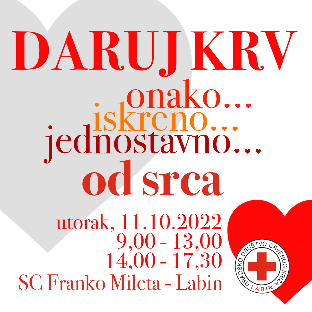 U utorak akcija darivanja krvi