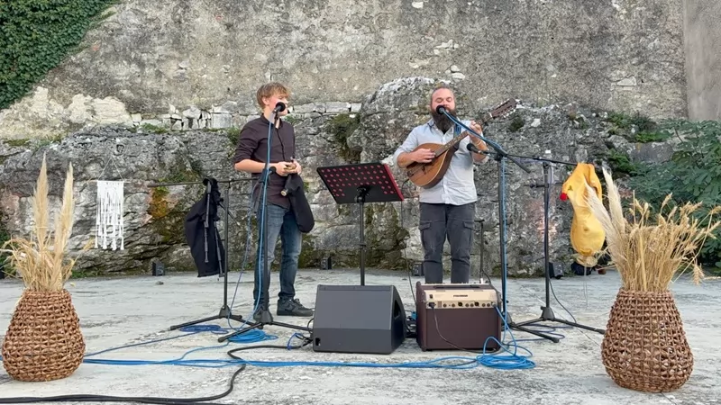 Rocco Vlačić i Goran Farkaš nastupili u Kaštelu Kršan