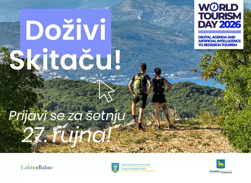 Obilježavanje Svjetskog dana turizma 2026. godine - Doživi Skitaču!