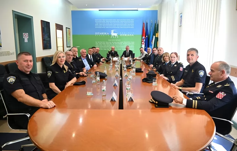 Župan Miletić: Istarska županija je sigurna zahvaljujući predanom i požrtvovanom radu policije