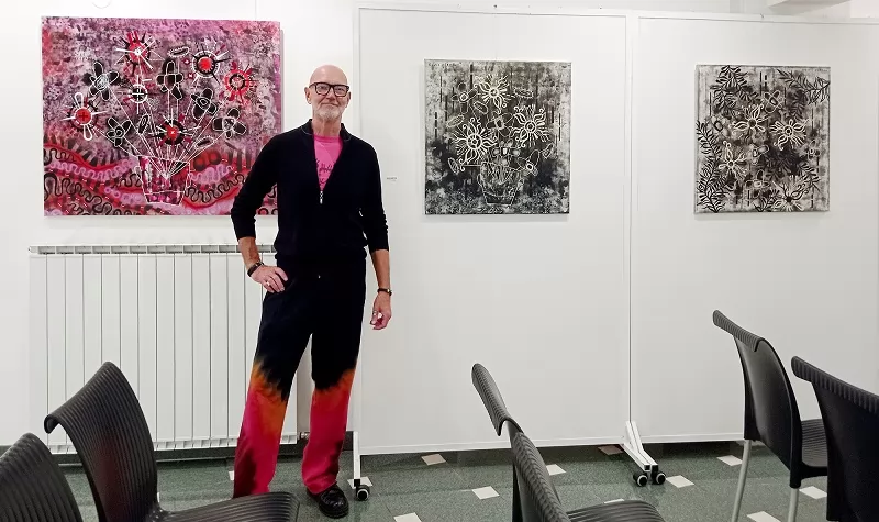 Pazinski umjetnik Elvis Berton izlaže na međunarodnoj izložbi `Likovna razcvetanja` u Sloveniji