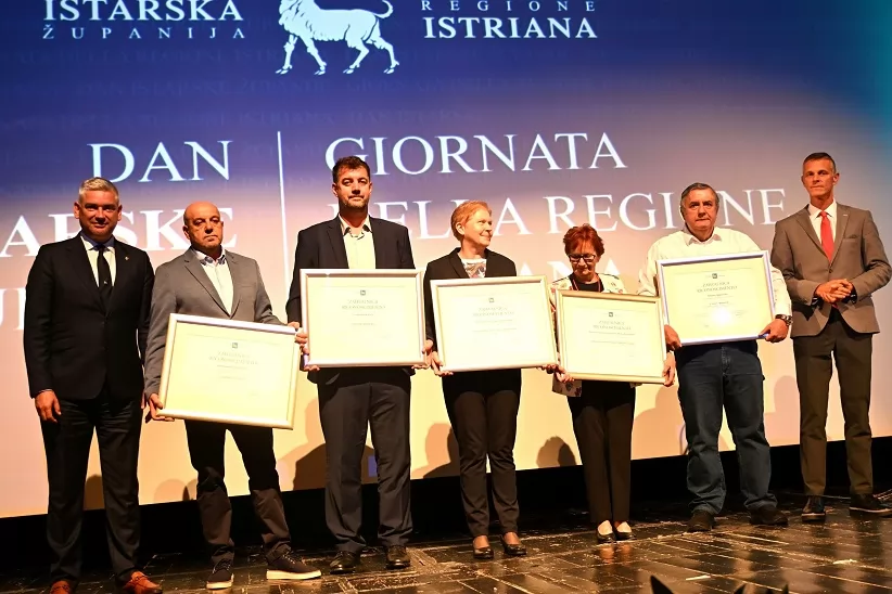 Povodom Dana Istarske županije dodijeljene zahvalnice istaknutim pojedincima