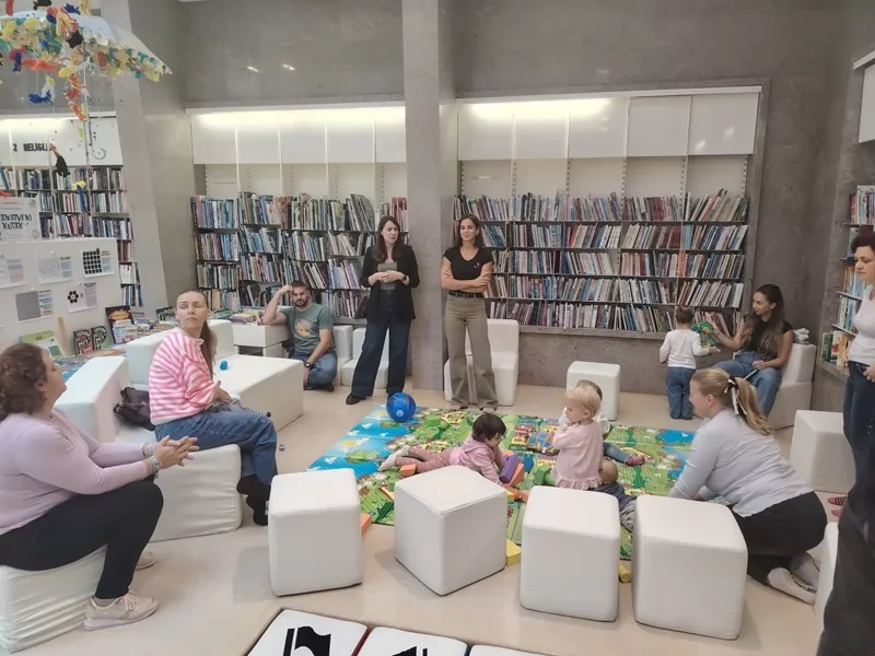 U Gradskoj knjižnici Labin održana radionica o ranom dječjem razvoju