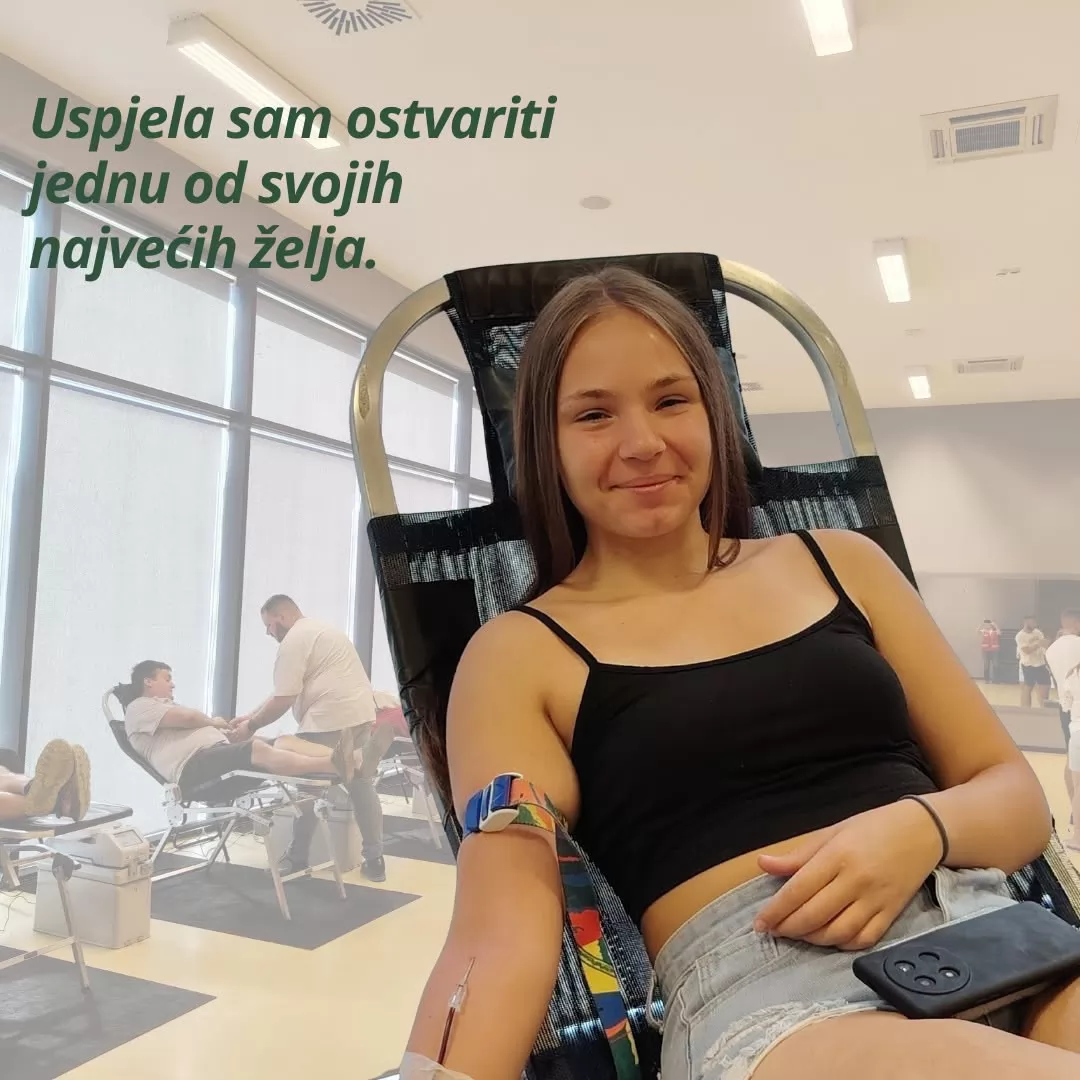 U srijedu akcija darivanja krvi u Labinu, mlada Lara Licul poziva građane da se odazovu