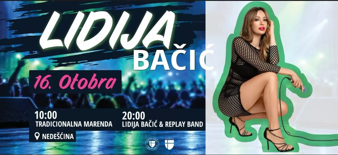 Lidija Bačić i Replay Band stižu 16. listopada u Nedešćinu