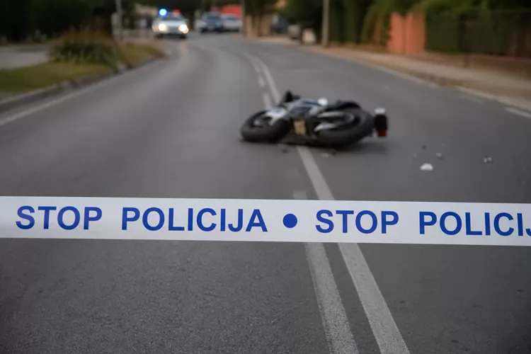 Ozlijeđena dva motociklista u Labinu