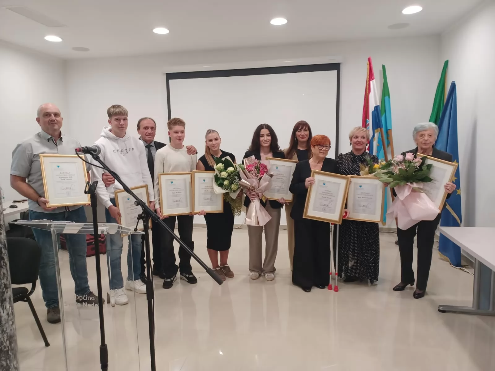 Ramizi Trumić Povelja Općine Sveta Nedelja, dodijeljeno i sedam zahvalnica