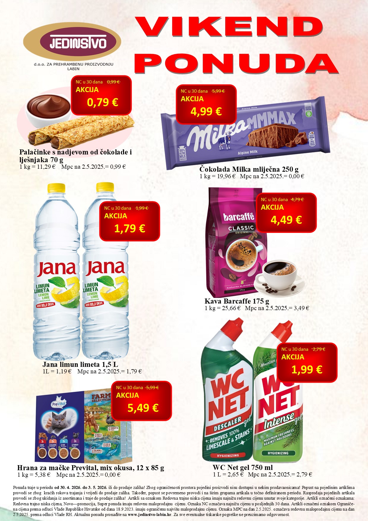 Vikend ponuda 30 4 -3 5 2026