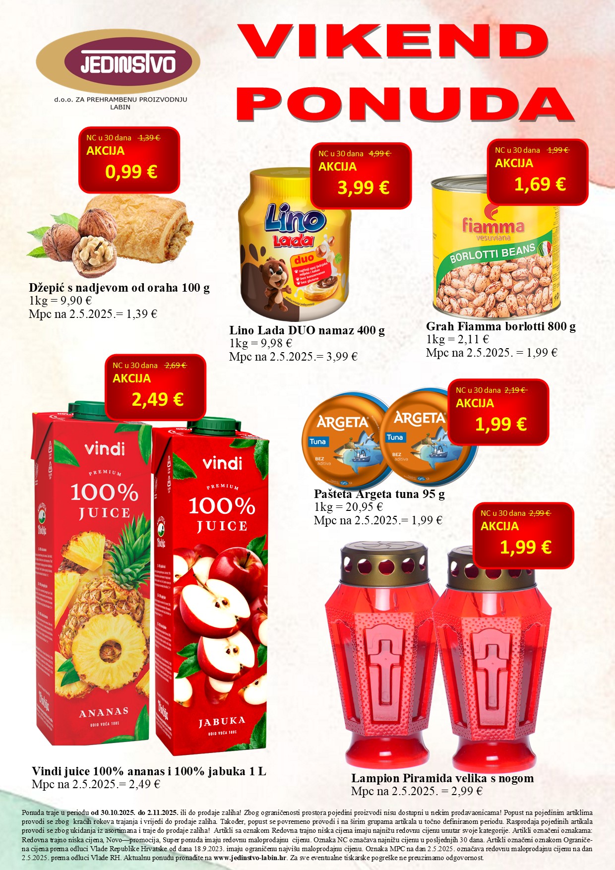 Vikend ponuda 30 10 - 2 11